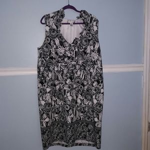 2/$12 Black and white dress